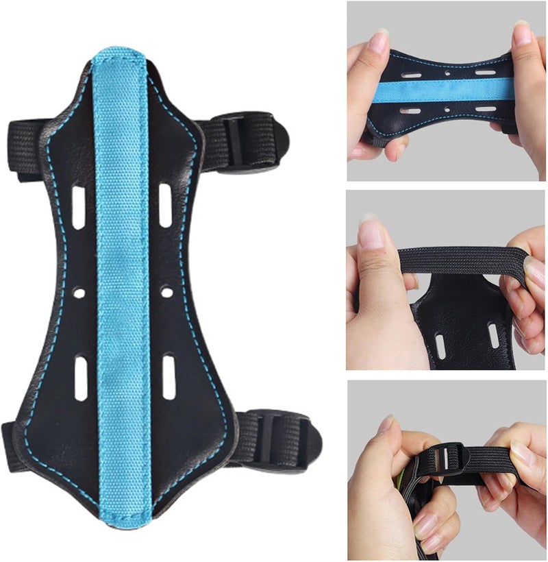 SPONGL Bow Strap,Archerys Armguard Protector Adjustable Forearm Wrist Protector Practice Arm Guard for Youth & Children - Image 5